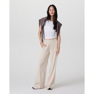 Vuori Villa Wideleg Pant in Milkweed Size Large